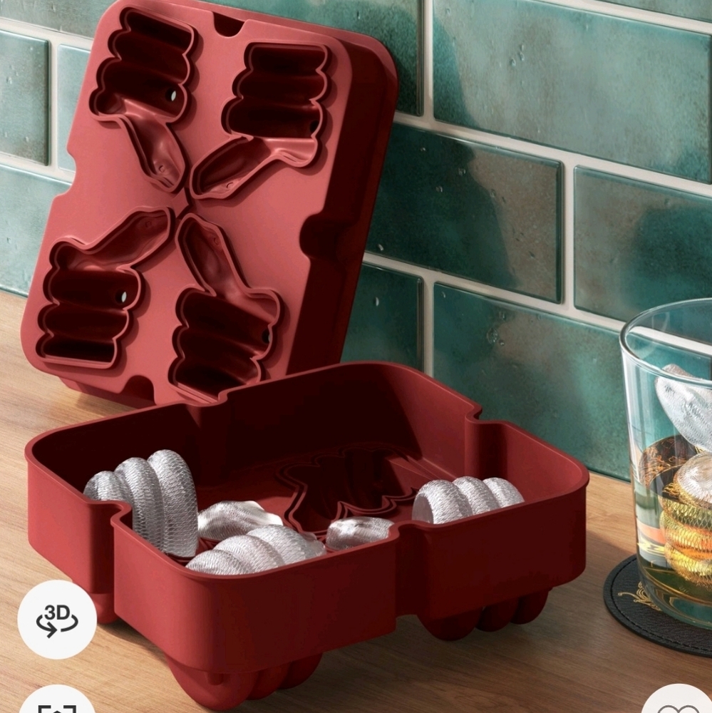 Threshold Silicone Snake Ice Cube Tray